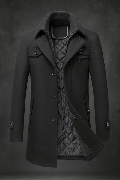 Mardo’s Fairmont Coat – Tailored Wool Blend Overcoat for Refined Winter Style