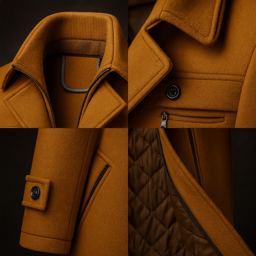 Mardo’s Fairmont Coat – Tailored Wool Blend Overcoat for Refined Winter Style