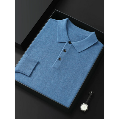 Mardo’s Merino Cashmere Polo Sweater – Luxurious Knitwear for Men