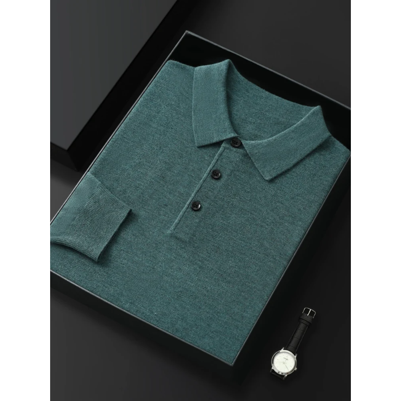 Mardo’s Merino Cashmere Polo Sweater – Luxurious Knitwear for Men