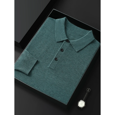 Mardo’s Merino Cashmere Polo Sweater – Luxurious Knitwear for Men