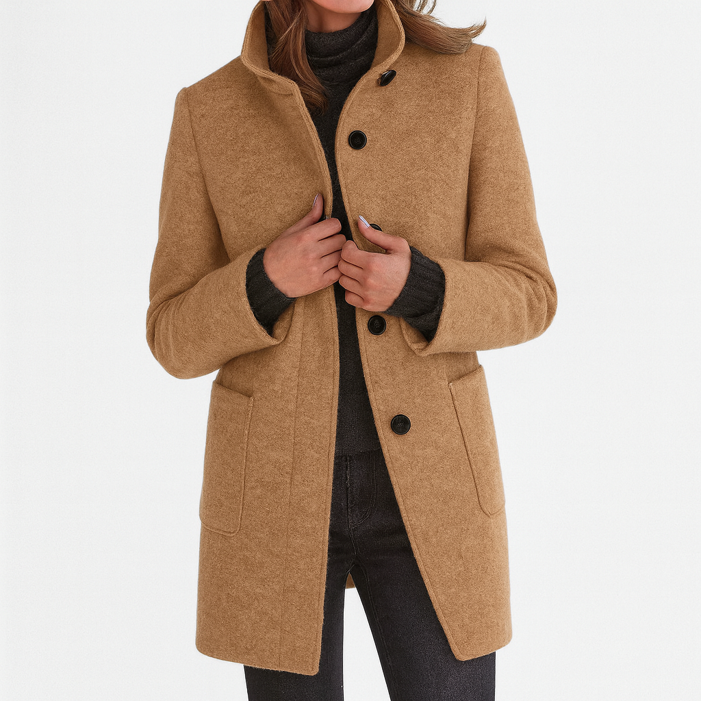 Mardo’s Amalia Coat – Classic Wool-Blend Winter Overcoat