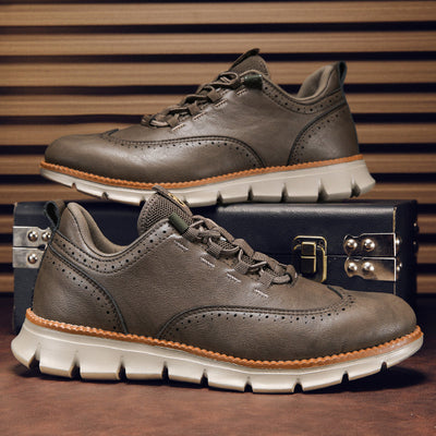 Mardo’s Prime Leather Sneakers - Minimalist Streetwear for Men