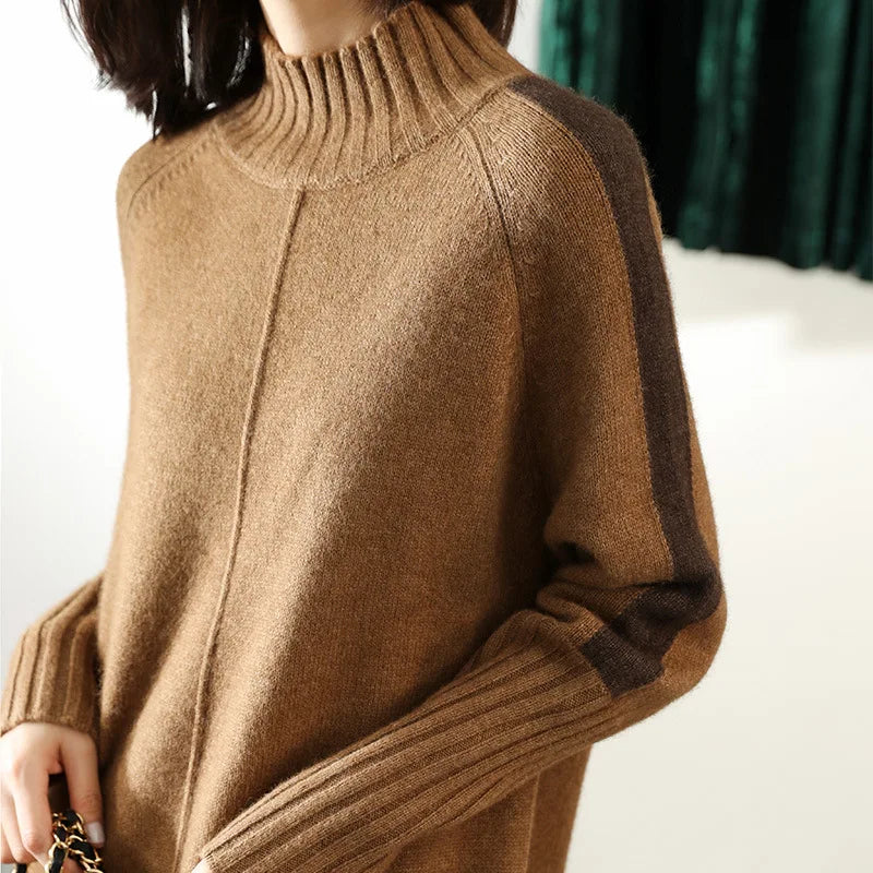 Cascade Knit Sweater Dress