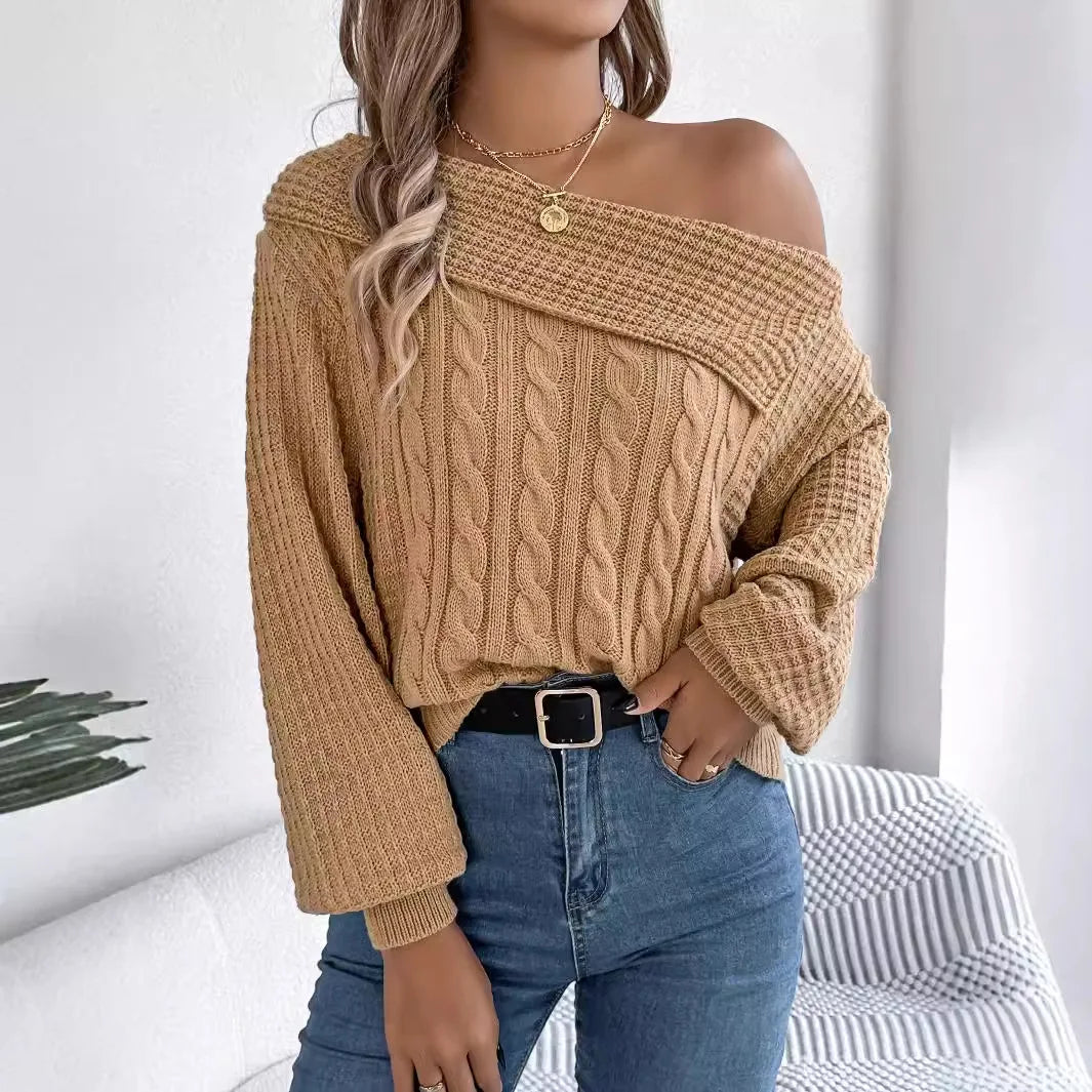 Breeze Knit Off-Shoulder Sweater