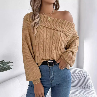 Breeze Knit Off-Shoulder Sweater