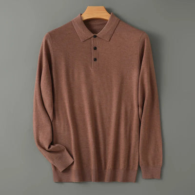 Mardo’s Merino Cashmere Polo Sweater – Luxurious Knitwear for Men