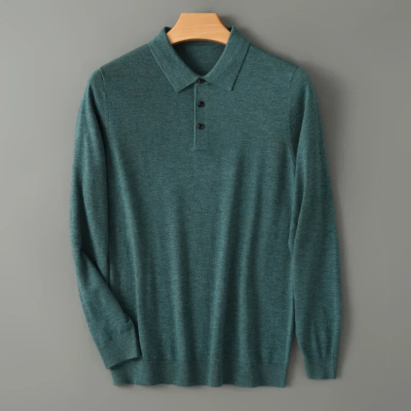 Mardo’s Merino Cashmere Polo Sweater – Luxurious Knitwear for Men
