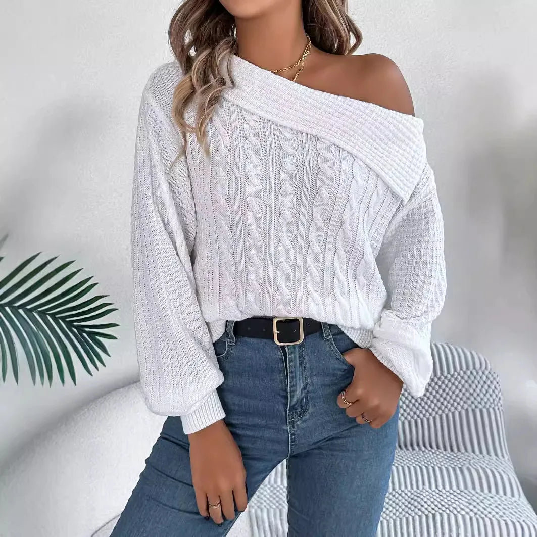 Breeze Knit Off-Shoulder Sweater