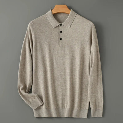 Mardo’s Merino Cashmere Polo Sweater – Luxurious Knitwear for Men