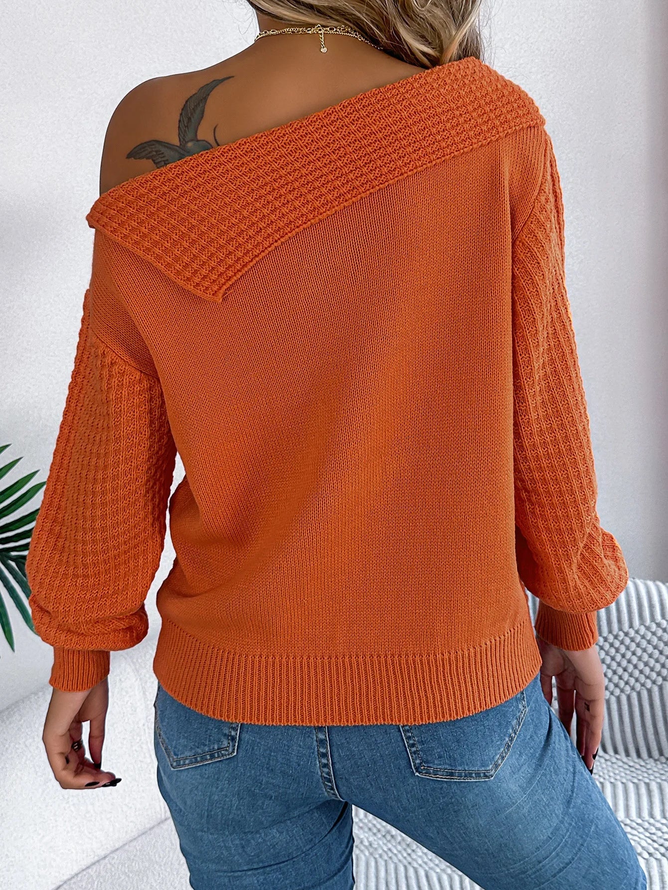 Breeze Knit Off-Shoulder Sweater