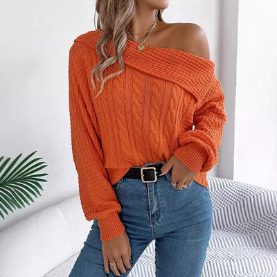 Breeze Knit Off-Shoulder Sweater