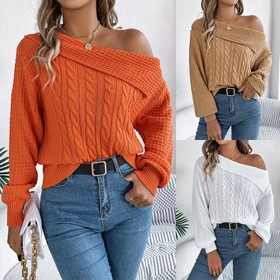 Breeze Knit Off-Shoulder Sweater