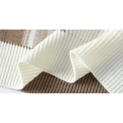 Driftwood Plaid Crew Knit Sweater